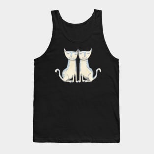 Cats, Staffordshire Style twin kittens Tank Top